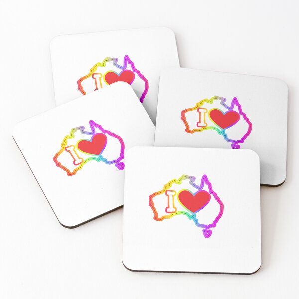 Item preview, I love Australia, tee shirt, pillow, mugs, caps, stickers, totes  designed and sold by So Much 2 See.