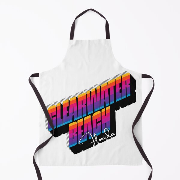 Item preview, Clearwater Beach Florida Retro 80s Sunset Stripe T-Shirt designed and sold by DonnaRaine.