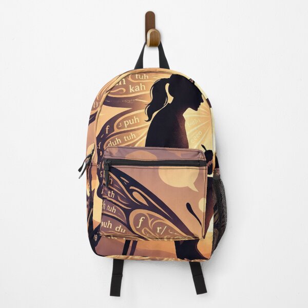 Item preview, Speech Therapy Butterfly Transformation Silhouette Art designed and sold by Common-Standard.
