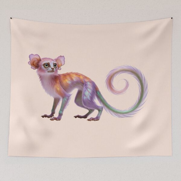 Item preview, Adorable Spiral Tail Alien | Canticulae Petalops Fantasy Critter designed and sold by Joammiyon.