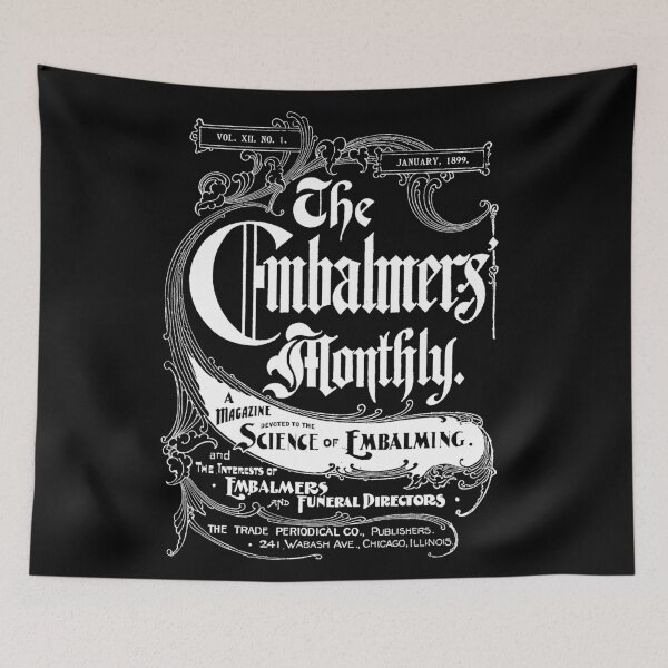 Item preview, The Embalmers' Monthly designed and sold by Limn From Limb.