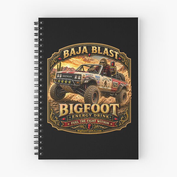 Artikelvorschau, Baja Blast Datsun 620 Trophy Truck – Bigfoot Energy Off-Road Desert Racing entworfen und verkauft von Bigfoot Fuel Co.