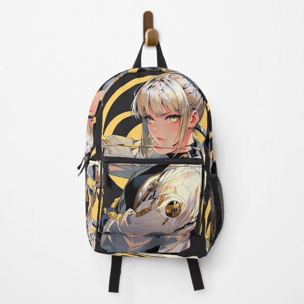 Item preview, Cyberpunk Anime Girl Golden Eyes | Futuristic Streetwear Waifu | Blonde Anime Aesthetic Character Art designed and sold by Dyan4.