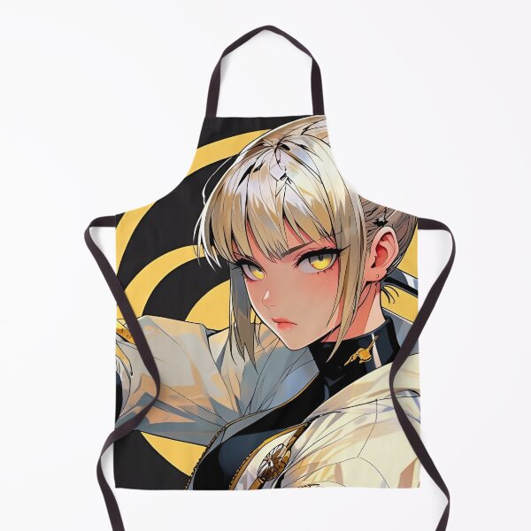 Item preview, Cyberpunk Anime Girl Golden Eyes | Futuristic Streetwear Waifu | Blonde Anime Aesthetic Character Art designed and sold by Dyan4.
