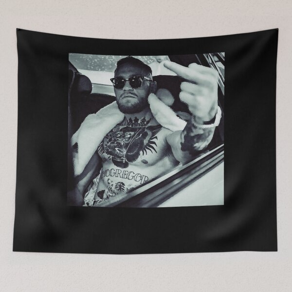 Item preview,  Conor McGregor Middle Finger Notorious  designed and sold by TEEGENIE.