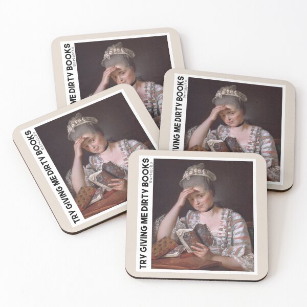 Item preview, Try giving me dirty books designed and sold by artejoke.