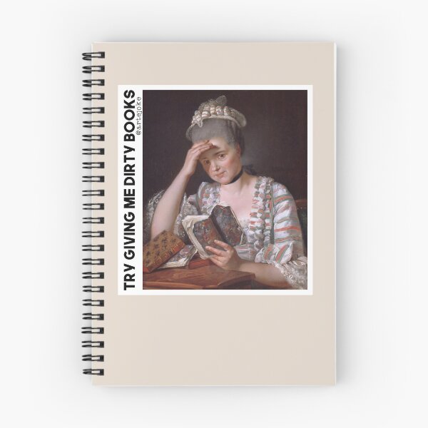 Item preview, Try giving me dirty books designed and sold by artejoke.