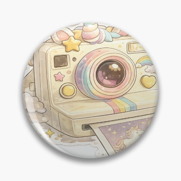 Item preview, Cute Unicorn Polaroid Camera Sticker | Kawaii Rainbow Aesthetic Transparent PNG Sticker for Laptop, Journal, Phone Case & Planner designed and sold by Stickwolll.