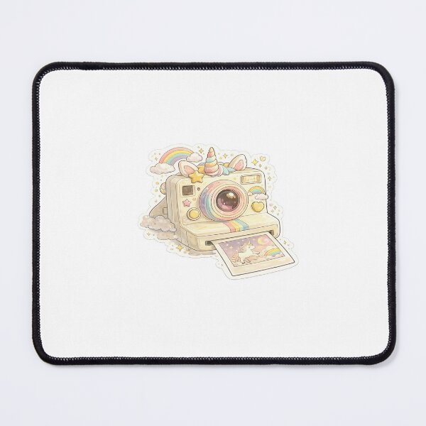Item preview, Cute Unicorn Polaroid Camera Sticker | Kawaii Rainbow Aesthetic Transparent PNG Sticker for Laptop, Journal, Phone Case & Planner designed and sold by Stickwolll.