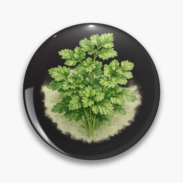 Item preview, Fresh Garden Classic – Parsley Herbal Portrait designed and sold by TheJoyfulPen.