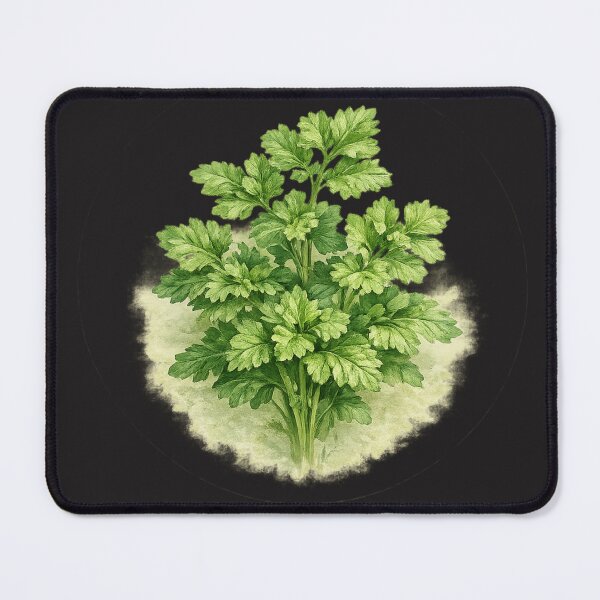 Item preview, Fresh Garden Classic – Parsley Herbal Portrait designed and sold by TheJoyfulPen.