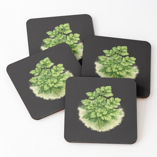 Item preview, Fresh Garden Classic – Parsley Herbal Portrait designed and sold by TheJoyfulPen.