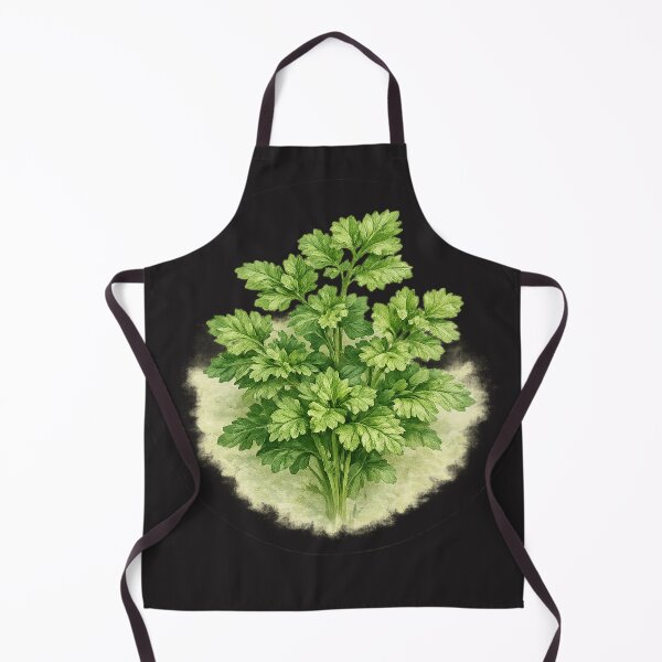 Item preview, Fresh Garden Classic – Parsley Herbal Portrait designed and sold by TheJoyfulPen.