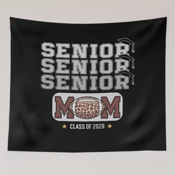 Item preview, Sports Mom Class of 2028 Football designed and sold by QuiteOrbit.