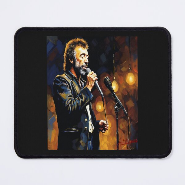 Item preview, Paul Rodgers Vintage Microphone Soulful Rock Performance designed and sold by Artisticanvas.