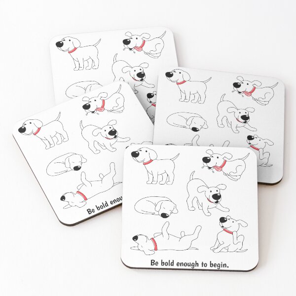 Item preview, Playful Cartoon Dogs designed and sold by mcraft studio.