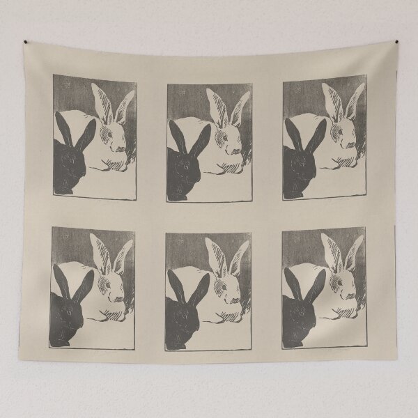 Item preview, Rabbits (Les Lapins) by Henri Guérard designed and sold by Amanda1775.