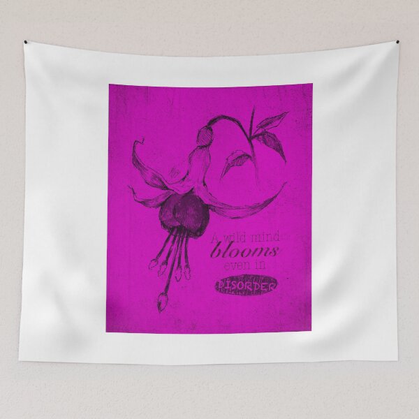 Item preview, BLOOMING DISORDER MAGENTA POSTER designed and sold by melyverso.