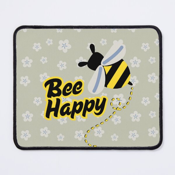 Item preview, Bee Happy | Retro Floral Bumblebee Graphic designed and sold by GalushaGraphics.