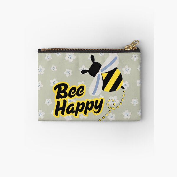 Item preview, Bee Happy | Retro Floral Bumblebee Graphic designed and sold by GalushaGraphics.