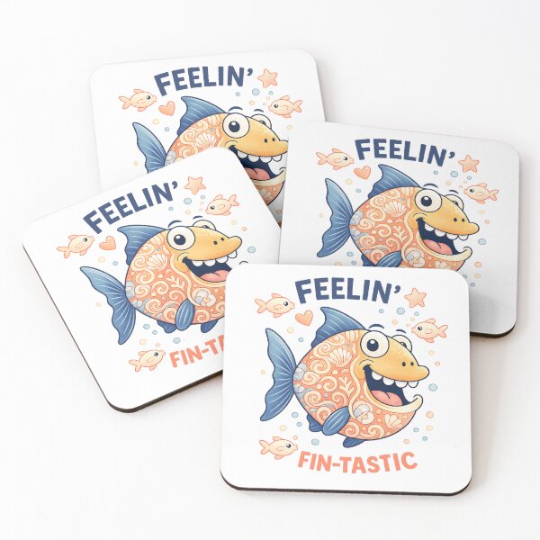 Aperçu de l'œuvre T-shirt essentiel Feelin Fin-Tastic Fish créée et vendue par SoftSproutstu.