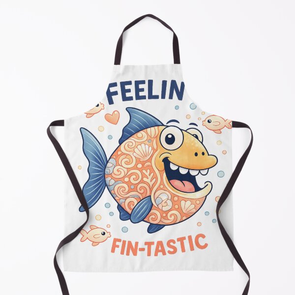 Aperçu de l'œuvre T-shirt essentiel Feelin Fin-Tastic Fish créée et vendue par SoftSproutstu.
