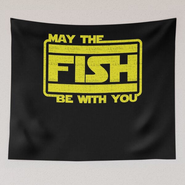 Item preview, May The Fish Be With You Fishing  designed and sold by anasatofe.