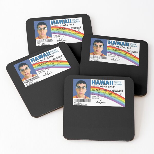 Item preview, McLovin High Quality Classic And sticker Hawaii designed and sold by anasatofe.
