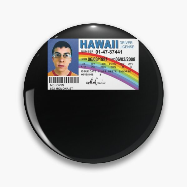 Item preview, McLovin High Quality Classic And sticker Hawaii designed and sold by anasatofe.