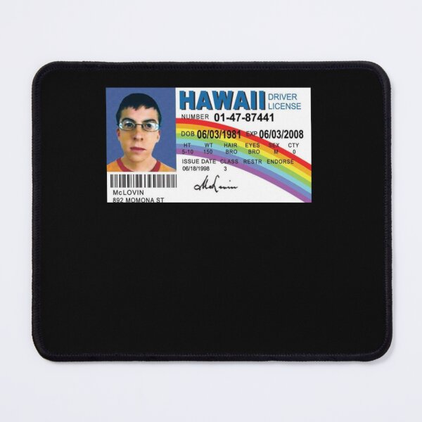 Item preview, McLovin High Quality Classic And sticker Hawaii designed and sold by anasatofe.