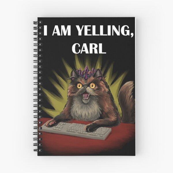 Item preview, I AM YELLING, CARL designed and sold by racecar15.
