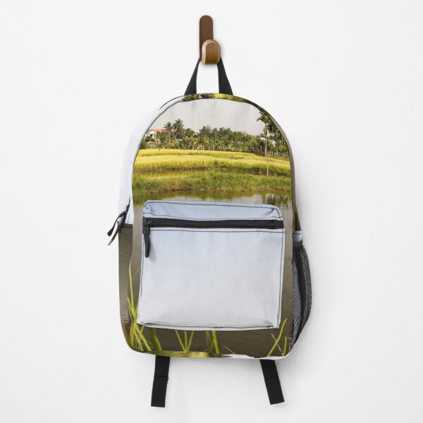 Item preview, Peaceful rural landscape between rice paddies and river designed and sold by franck380.