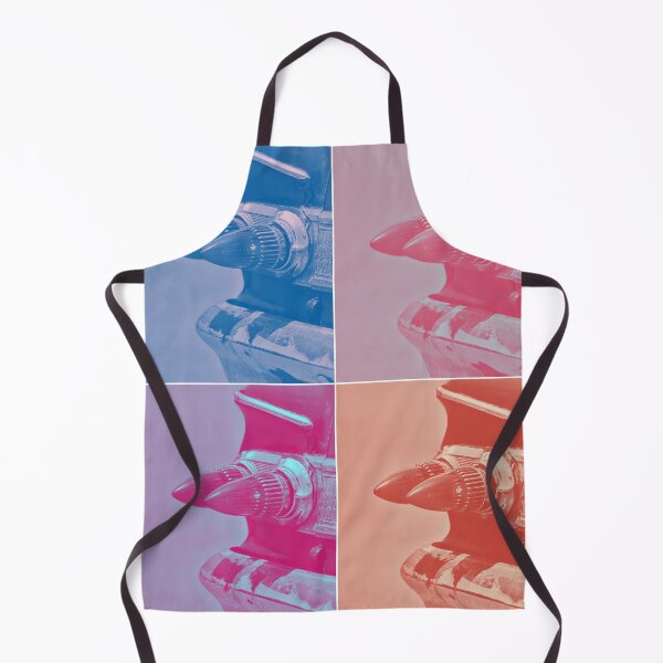 Item preview, Vintage Tail Fin in Pop Art Duotones designed and sold by DJ-Portable.