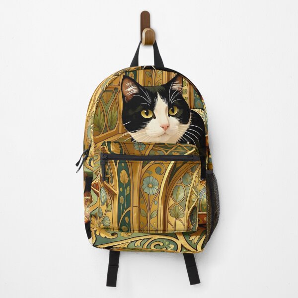 Item preview, Klimt Cat in Art Nouveau Room designed and sold by Vicky Brago-Mitchell®.