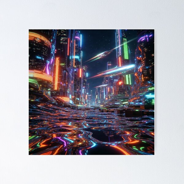 Item preview, Mercury's Liquid Metropolis designed and sold by RavenCrow444.