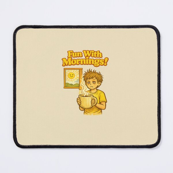 Item preview, Fun With Mornings Funny Coffee Lover Morning Person Gift designed and sold by 757Prints.