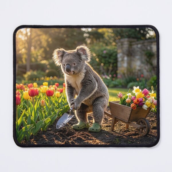 Item preview, Dutch Koala Tends His Tulip Garden designed and sold by Tridentulus.