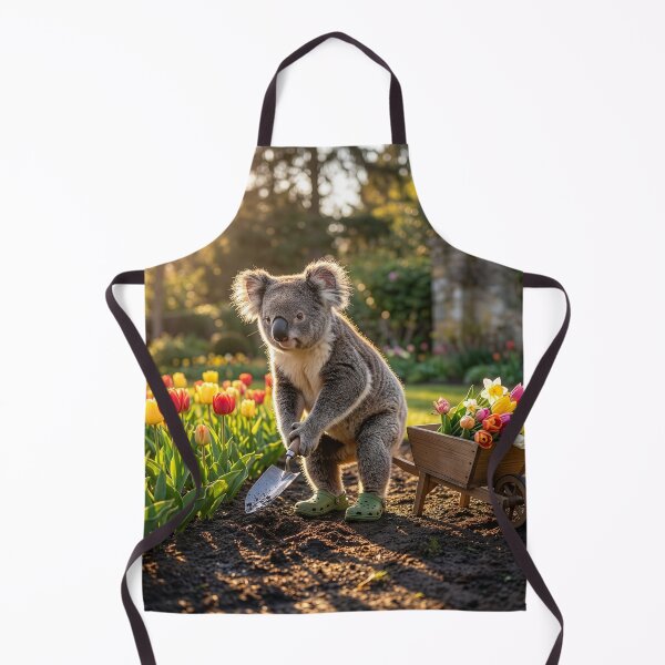 Artikelvorschau, Holländischer Koala pflegt seinen Tulpengarten entworfen und verkauft von Tridentulus.
