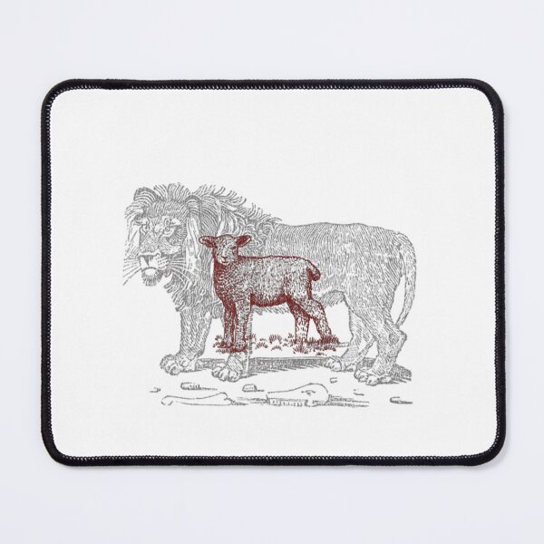 Item preview, A Striking Portrait of Protector and Protected in Singular Jesus Lion designed and sold by dal-koz-ar.