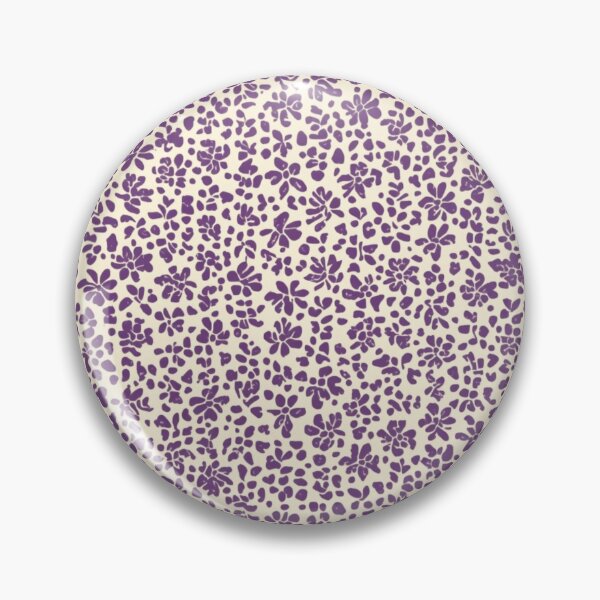 Artikelvorschau, Lavendel, Dunkelviolett, Creme, kleines Blumenmuster entworfen und verkauft von burbankdesigns.
