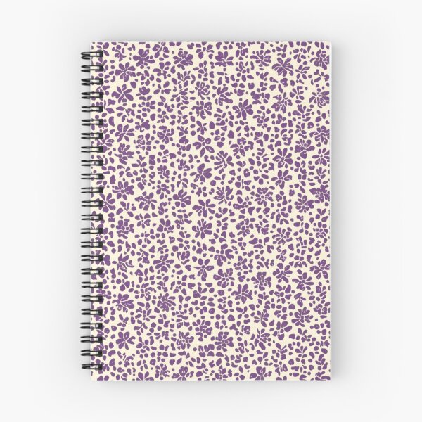 Item preview, Lavender Dark Purple Cream Small Flower Pattern designed and sold by burbankdesigns.