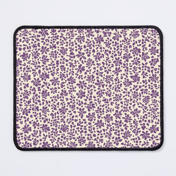 Item preview, Lavender Dark Purple Cream Small Flower Pattern designed and sold by burbankdesigns.