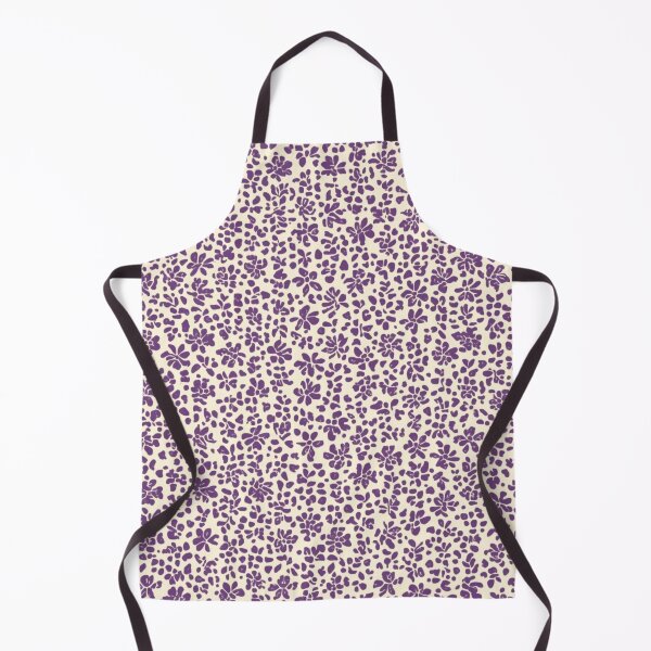 Item preview, Lavender Dark Purple Cream Small Flower Pattern designed and sold by burbankdesigns.