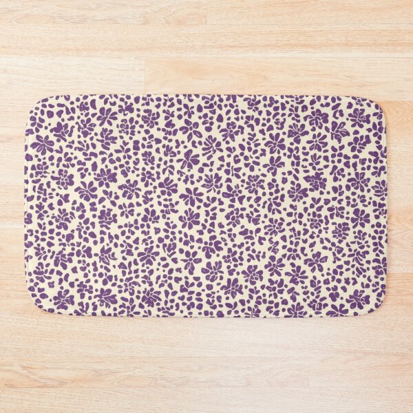 Item preview, Lavender Dark Purple Cream Small Flower Pattern designed and sold by burbankdesigns.