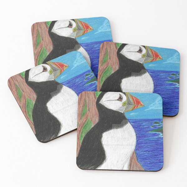Item preview, Colored pencil puffin designed and sold by ChuyenSuperx.