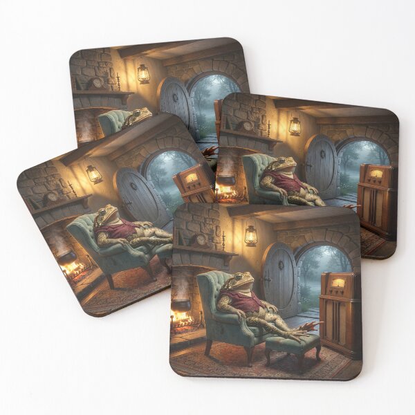 Item preview, Fireside Toad Listens to the Radio designed and sold by Tridentulus.