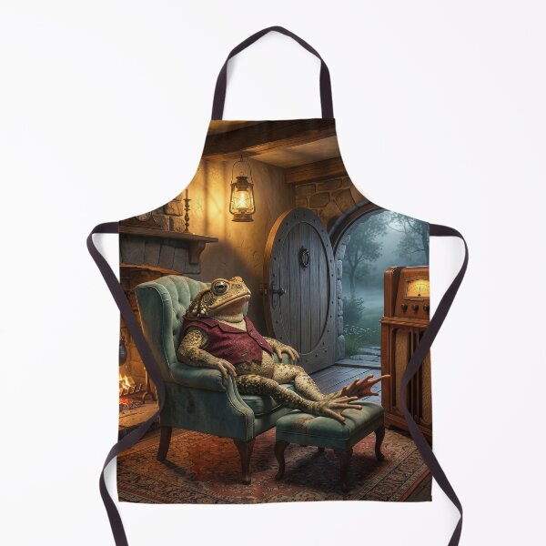 Item preview, Fireside Toad Listens to the Radio designed and sold by Tridentulus.