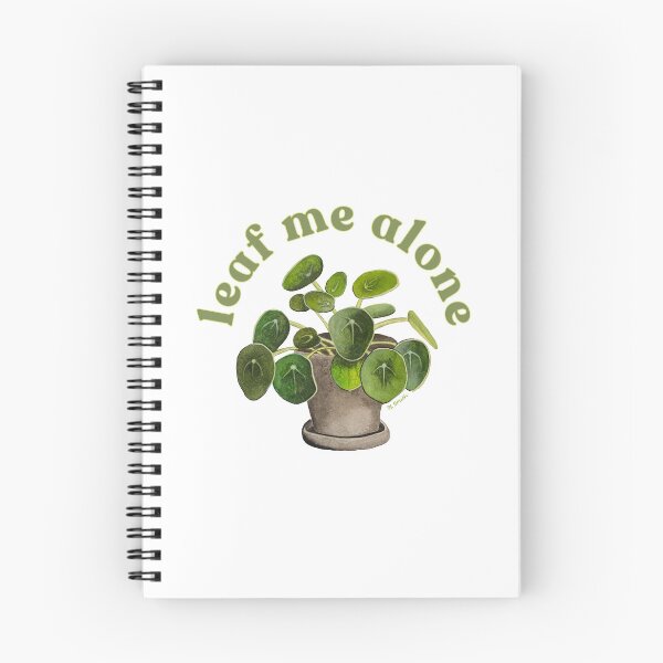 Item preview, Leaf Me Alone | Plant Puns with Original Botanical Art designed and sold by My Natural Element.