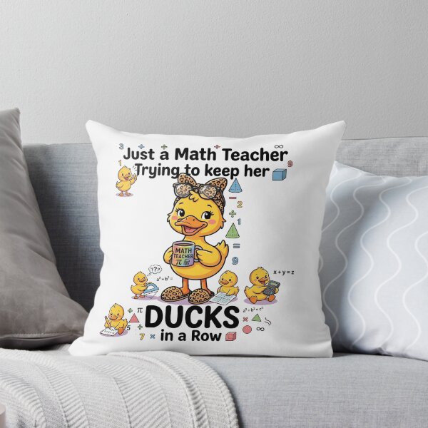 Item preview, Just a Math Teacher Trying to Keep Her Ducks in a Row designed and sold by Winarrts.