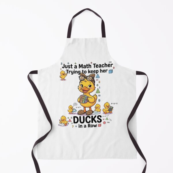 Item preview, Just a Math Teacher Trying to Keep Her Ducks in a Row designed and sold by Winarrts.